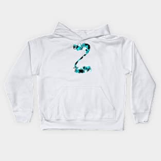 Paint Splash Letter Z Kids Hoodie